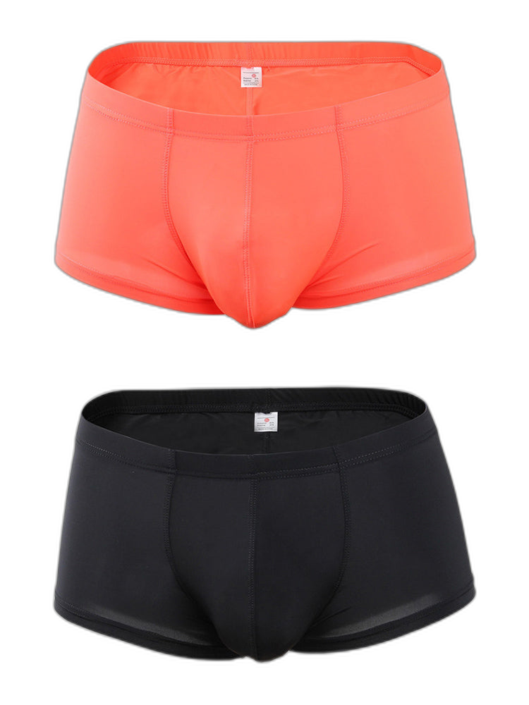 2 Pack Mesh Enlarged Pouch Snug Fit Underwear