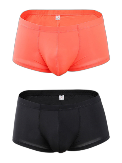 2 Pack Mesh Enlarged Pouch Snug Fit Underwear