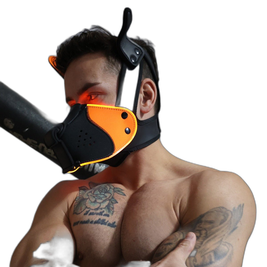 Breedwell Poundtown Pup Mask 2.0 Neon Orange