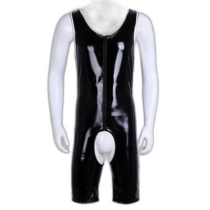 PVC Vinyl Vixen Bodysuit