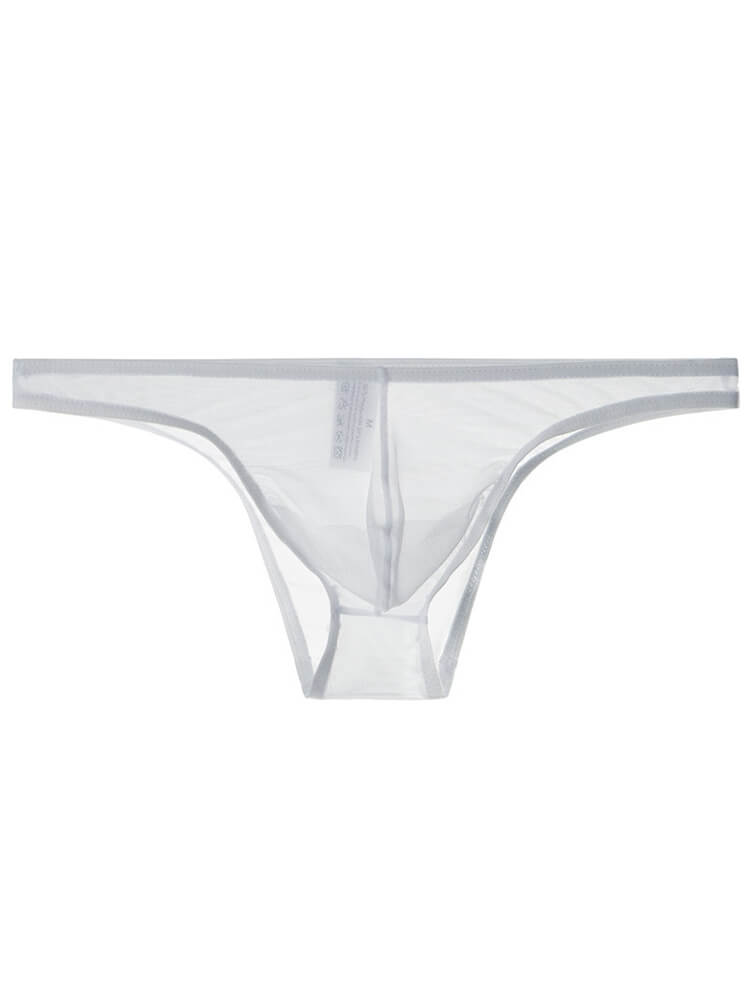 Men's Thin Mesh Sexy Half Wrapped Hip Briefs