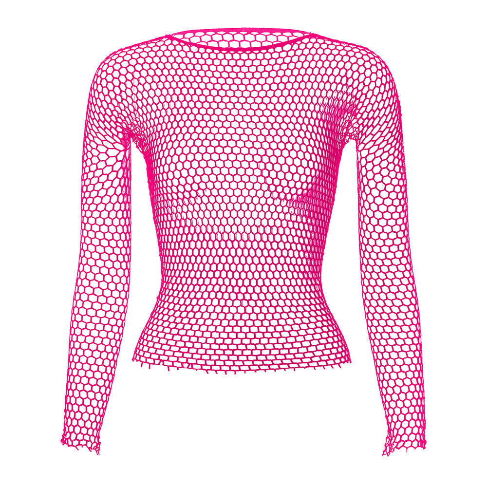 Men's Mesh Fishnet Long Sleeves