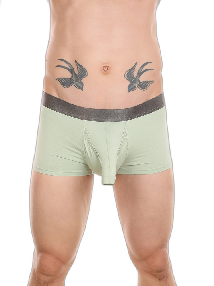 Men’s Dual Ball Pouch Trunks With Fly Front