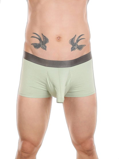 Men’s Dual Ball Pouch Trunks With Fly Front