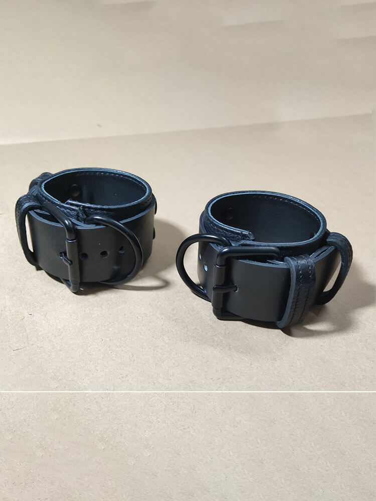 Men's Sexy Genuine Leather Harness Jockstrap Set