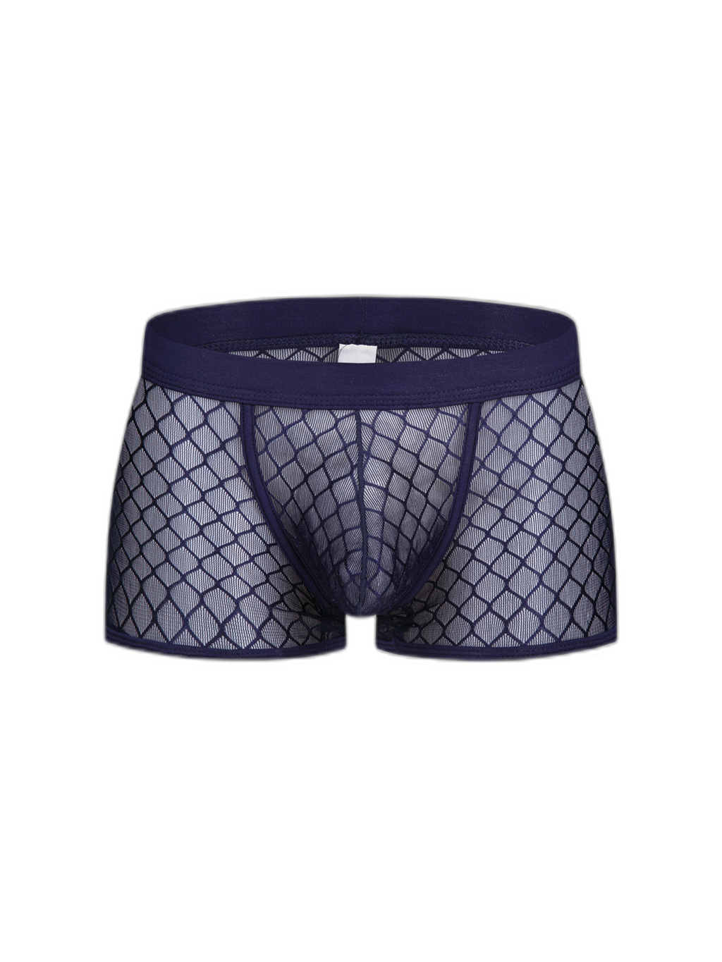 2 Pack Men's Sexy Transparent Mesh Trunks