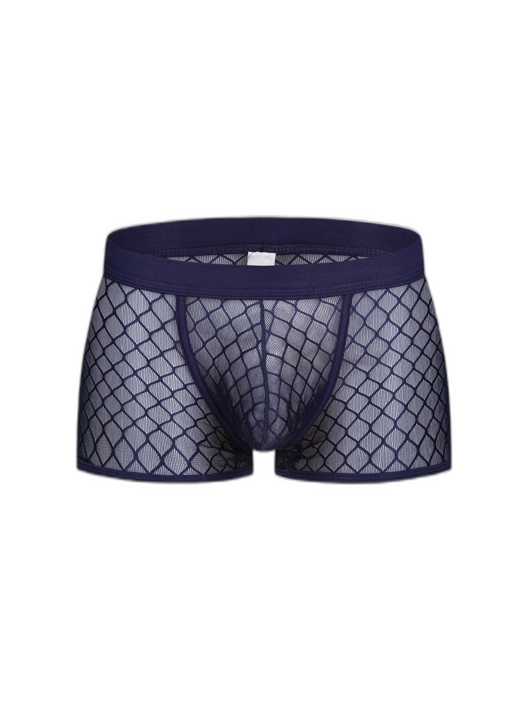 2 Pack Men's Sexy Transparent Mesh Trunks