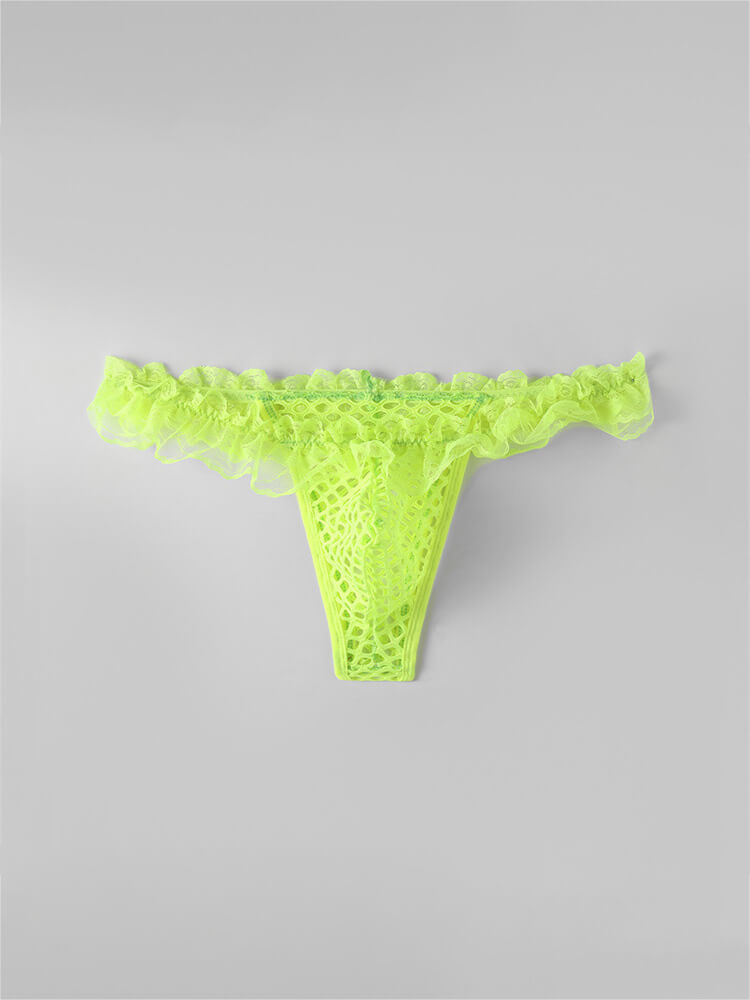 Men's Hollow Mesh Sexy Lace Thong