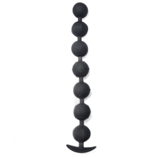Gem - Graduated Scale Design Anal Beads - 7 Balls
