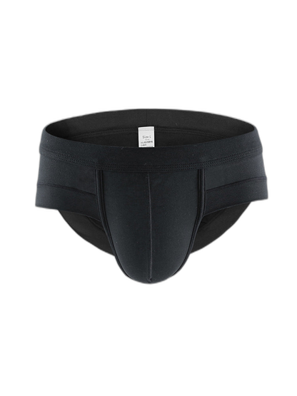 4 Pack Men's Solid Breathable Anti-Pinch Briefs