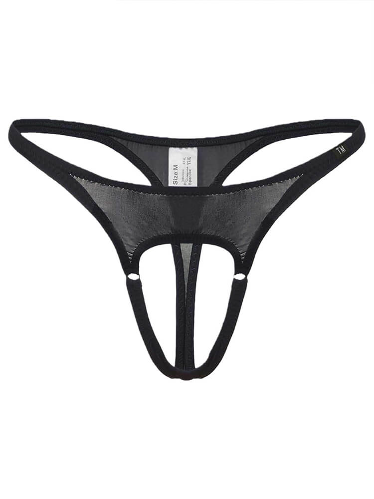 Men's Sexy Stretch Low-Rise Front Cutout Thong