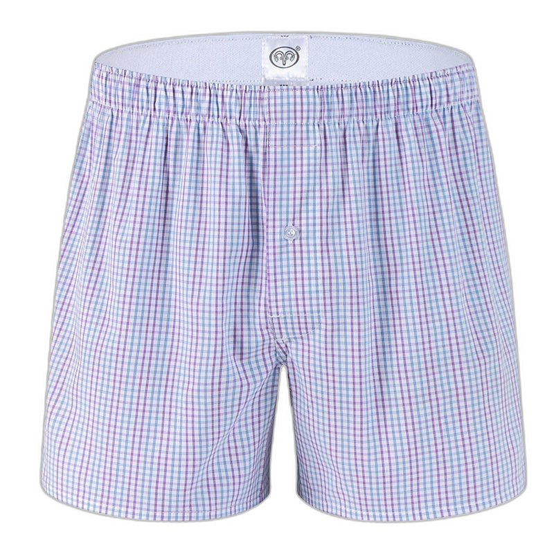 100% Cotton Men's Loungewear Loose Shorts