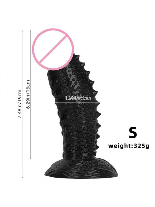 Wolf Fang Spike Anal Plug With Suction Cup
