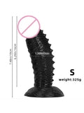 Wolf Fang Spike Anal Plug With Suction Cup