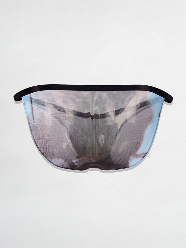 Men's Low-Rise Semi-Cheeky Tie-Dye Briefs