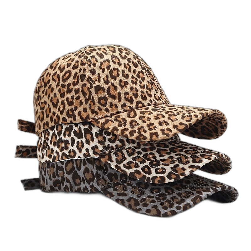 Adjustable Leopard Print Cap