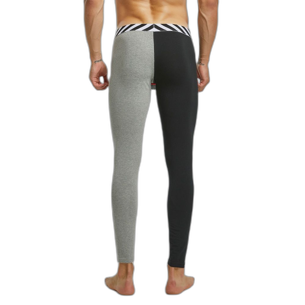 SEOBEAN Color Block Thermal Long Johns