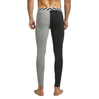 SEOBEAN Color Block Thermal Long Johns