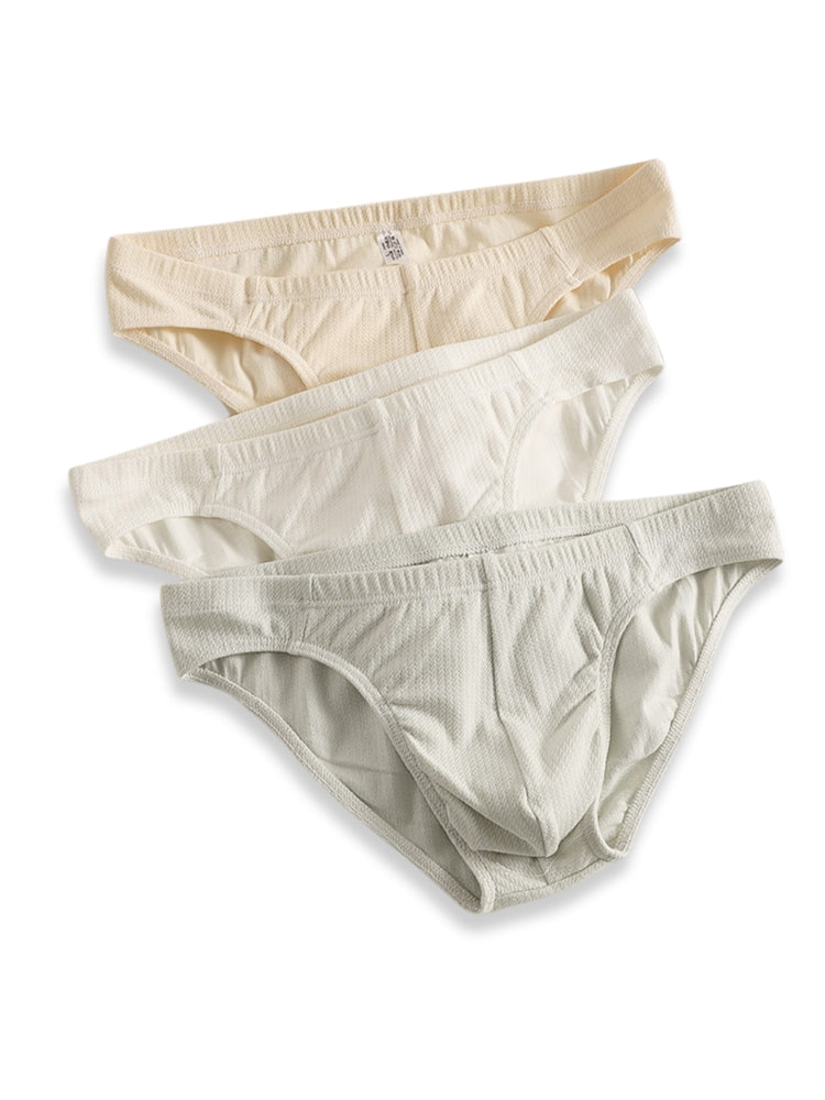 4 Pack Men's Organic Cotton Stretch Fit Workout Ready Briefs