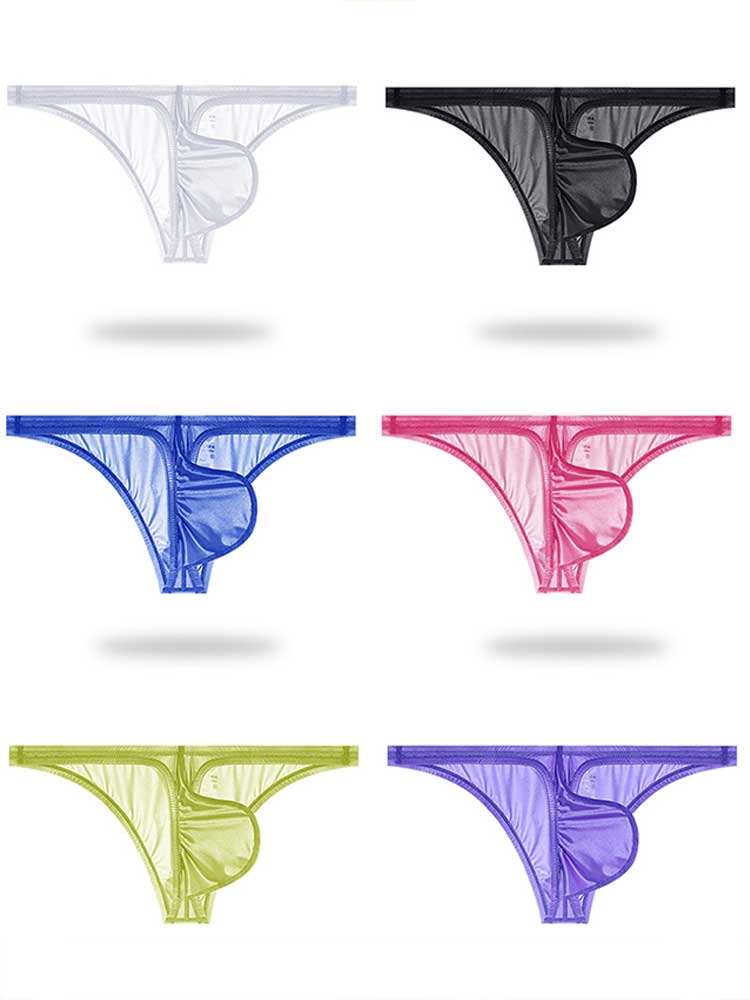 Men's Low-Rise Form-Fitting Stretch Bikini Briefs
