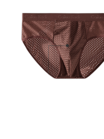 4 Pack Breathable Ice Silk Antibacterial Men's Briefs