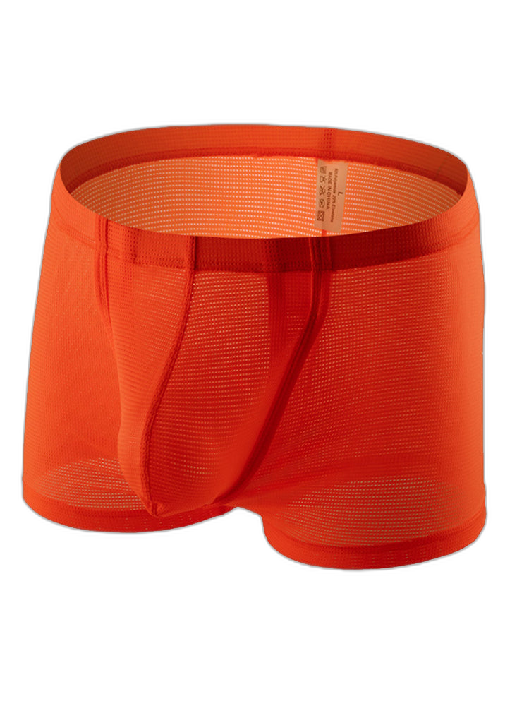 Men's Big Pouch U-convex Trunks with Fly