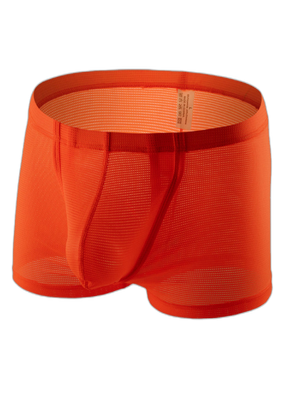 Men's Big Pouch U-convex Trunks with Fly