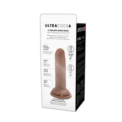 Prowler RED Uncut Ultra Cock 6' Caramel