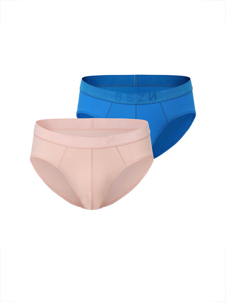 Men's Solid Color Lightweight Breathable Briefs