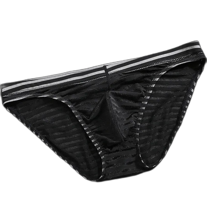 Striped Transparent Briefs