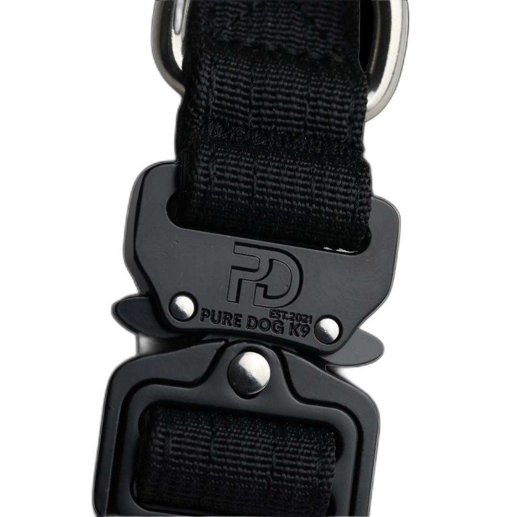 Pure Dog K9 Tactical Collar Black
