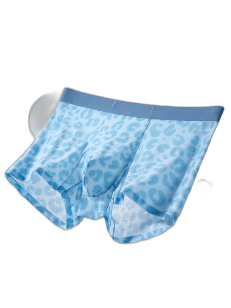 3 Pack Men's Ultra-Thin Ice Silk Trunks