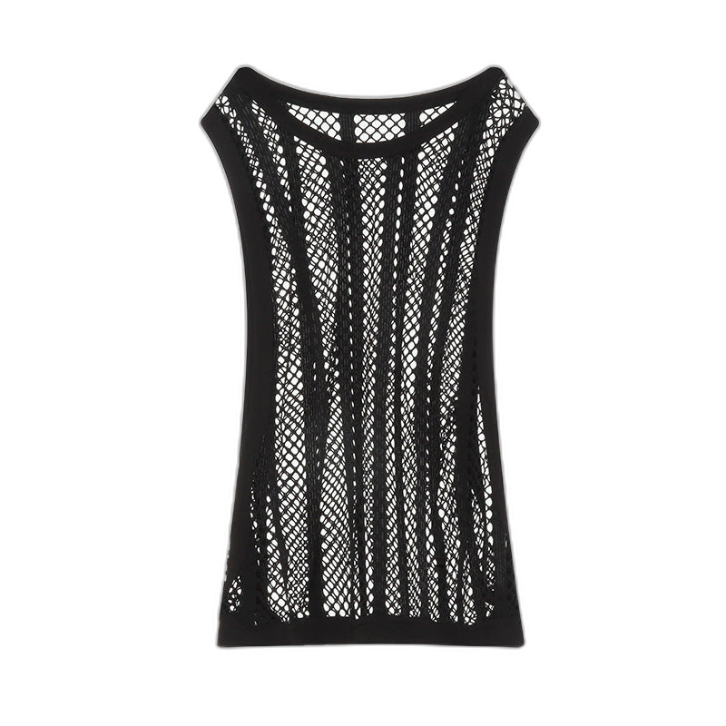 Mesh Striped Tank Top