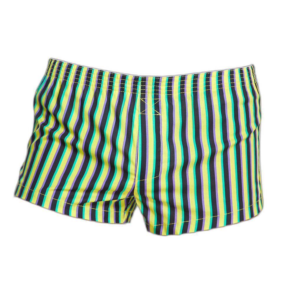 Striped Cotton Shorts