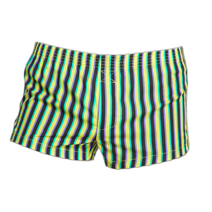 Striped Cotton Shorts