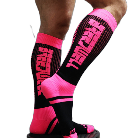 Breedwell Eternity Socks Neon Pink
