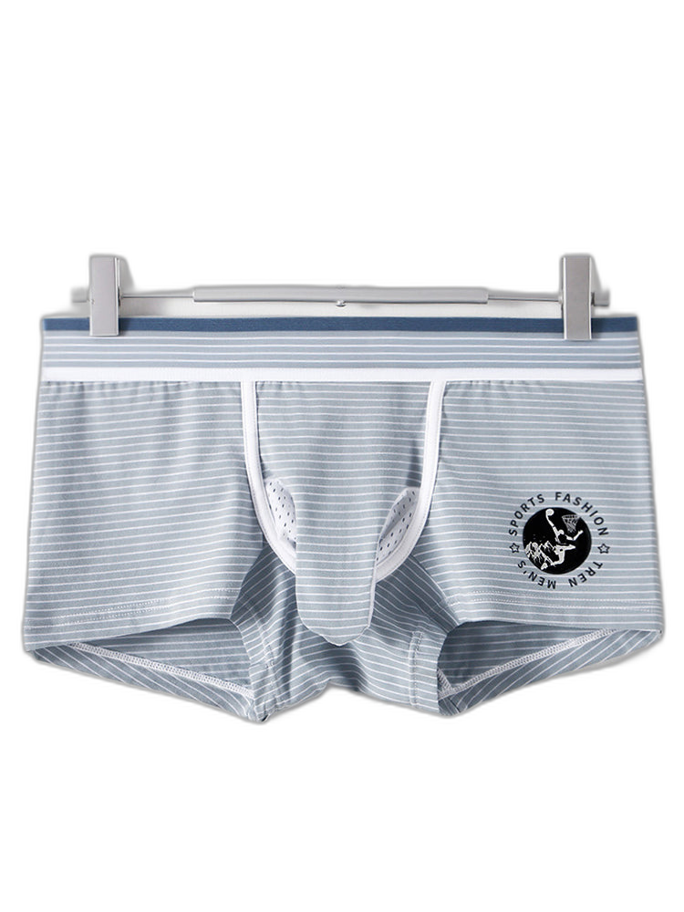 2 Pack Men’s Separate Support Pouch Cotton Trunks