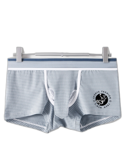 2 Pack Men’s Separate Support Pouch Cotton Trunks