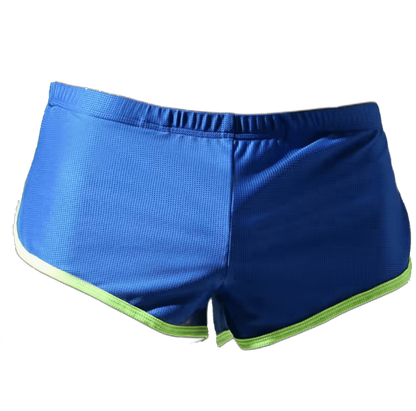 Mesh Shorts With Pouch Blue/Green