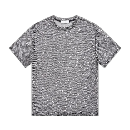 Sequin Mesh Tee