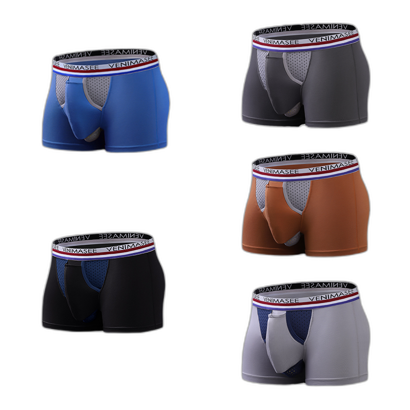 Men's Multi-function Up-pouch Boxer Briefs