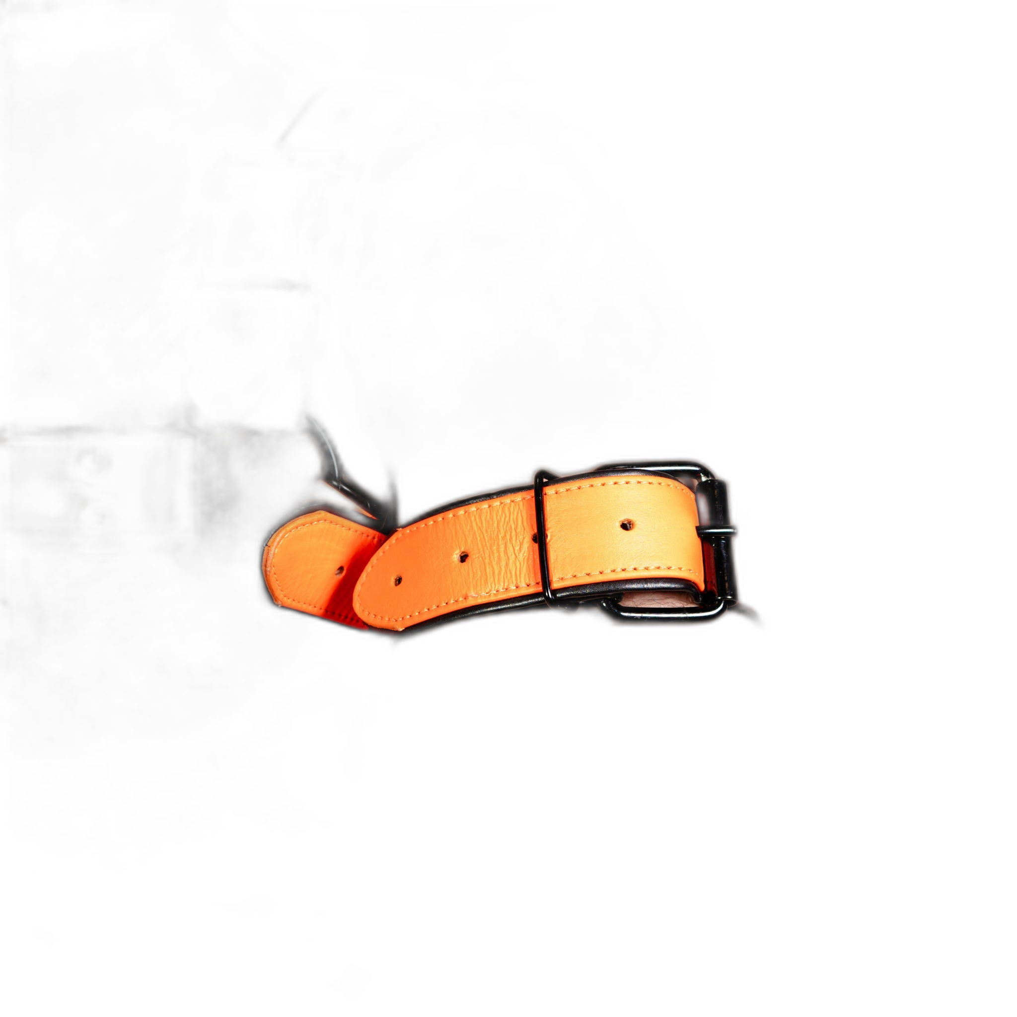 ruff GEAR Bold Leather Bicep Strap Neon Orange
