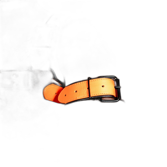 ruff GEAR Bold Leather Bicep Strap Neon Orange