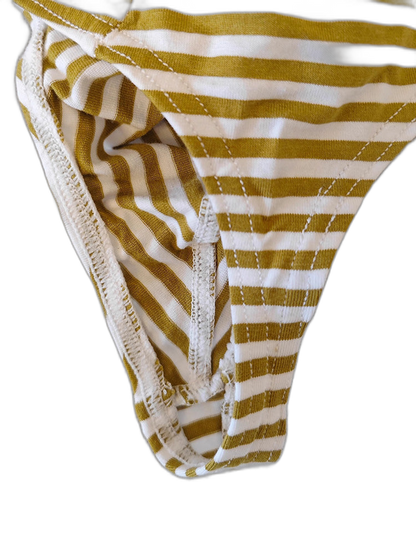 3 Pack Men's Striped Trendy Cooling Touch Day-Long Comfort Firm Support Thongs