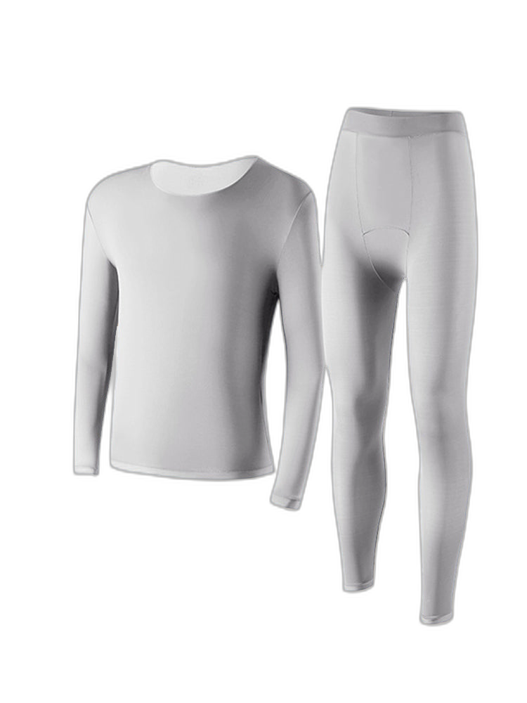 Men's Skin-Friendly Ultra-Thin High-Elastic Anti-Static Thermal Base Layer Tops & Bottoms