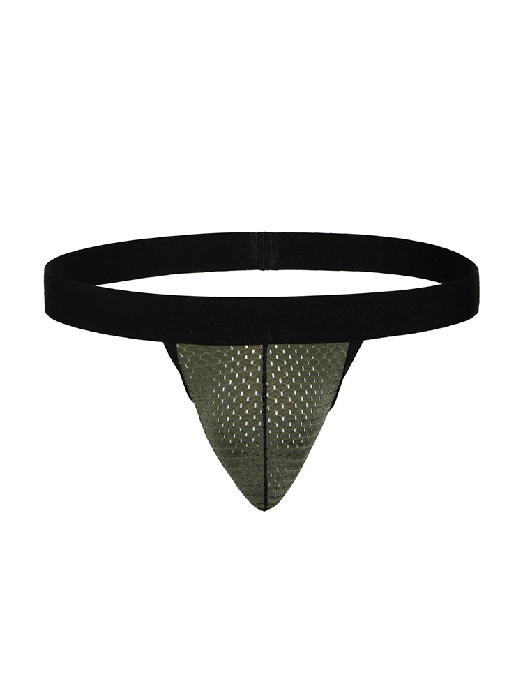 4 Pack Men's Single Pouch Ice Silk Sexy Thong