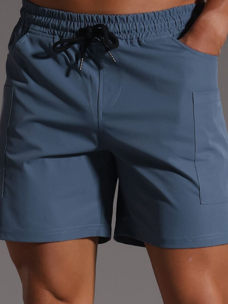 Men's Casual Multi-Pocket Quick-Drying Beach Shorts