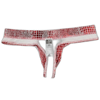 Jockmail Snakeskin Thong