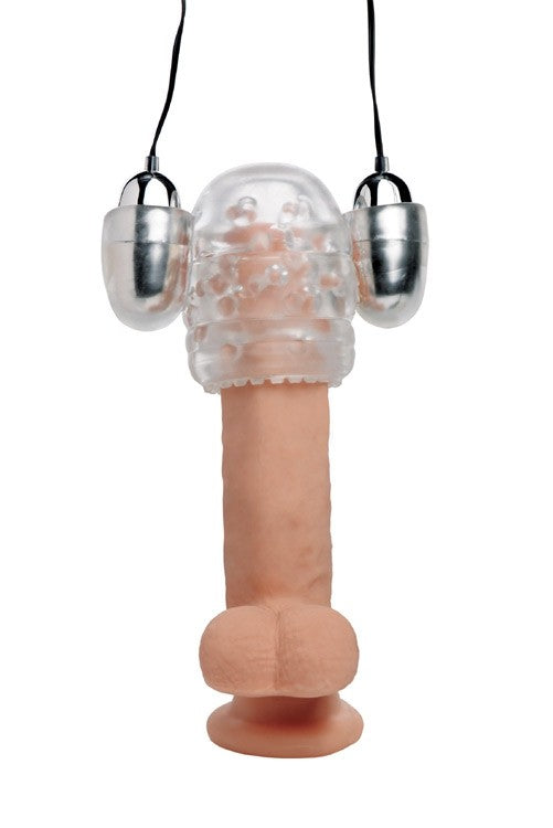 Dual Vibrating Penis Head Teaser