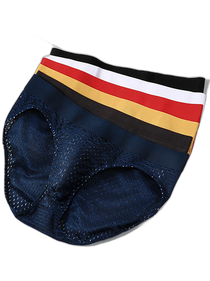 5 Pack Men’s Breathable Briefs In Mesh